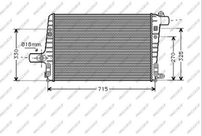 Prasco AD032N002 - Интеркулер autozip.com.ua