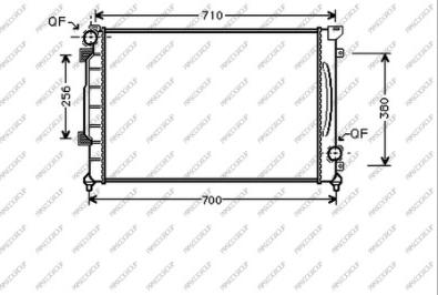 Prasco AD032R010 - Радіатор, охолодження двигуна autozip.com.ua