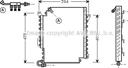 Prasco AI5119 - Конденсатор, кондиціонер autozip.com.ua