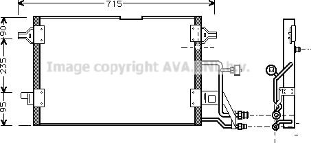 Prasco AI5116 - Конденсатор, кондиціонер autozip.com.ua