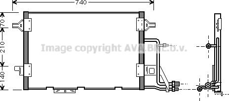 Prasco AI5137 - Конденсатор, кондиціонер autozip.com.ua