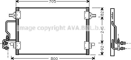 Prasco AI5175 - Конденсатор, кондиціонер autozip.com.ua