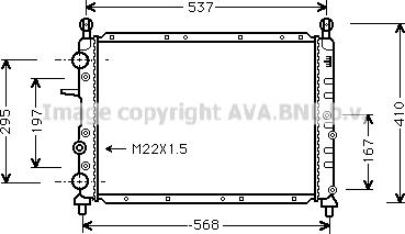 Prasco FTA2094 - Радіатор, охолодження двигуна autozip.com.ua