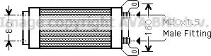 Prasco AU3194 - Масляний радіатор, рухове масло autozip.com.ua