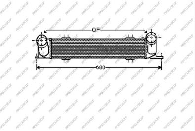 Prasco BM024N002 - Интеркулер autozip.com.ua