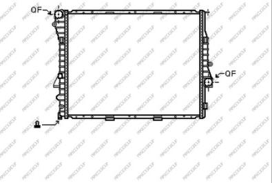 Prasco BM820R005 - Радіатор, охолодження двигуна autozip.com.ua