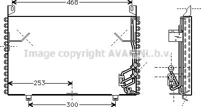 Prasco BW5199 - Конденсатор, кондиціонер autozip.com.ua