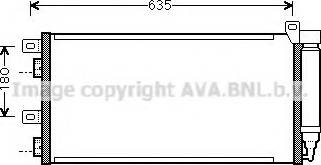 Prasco BW5256D - Конденсатор, кондиціонер autozip.com.ua