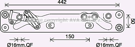 Prasco BW3573 - Масляний радіатор, автоматична коробка передач autozip.com.ua