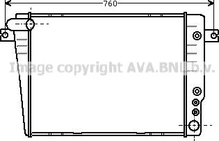 Prasco BW2070 - Радіатор, охолодження двигуна autozip.com.ua