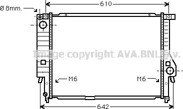 Prasco BW2167 - Радіатор, охолодження двигуна autozip.com.ua