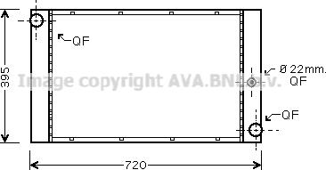 Prasco BW2337 - Радіатор, охолодження двигуна autozip.com.ua