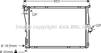 Prasco BW2289 - Радіатор, охолодження двигуна autozip.com.ua