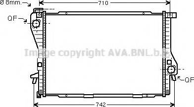 Prasco BW2233 - Радіатор, охолодження двигуна autozip.com.ua