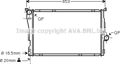 Prasco BW2278 - Радіатор, охолодження двигуна autozip.com.ua