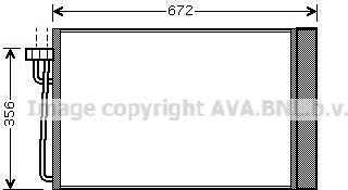 Prasco BWA5267D - Конденсатор, кондиціонер autozip.com.ua