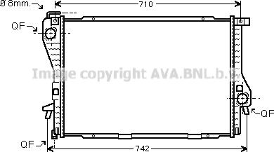 Prasco BWA2301 - Радіатор, охолодження двигуна autozip.com.ua