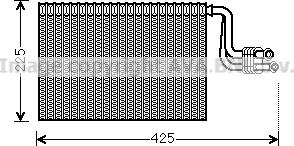 Prasco BWV364 - Випарник, кондиціонер autozip.com.ua