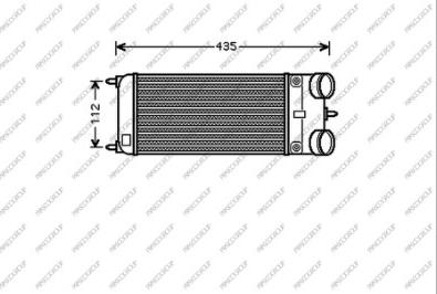 Prasco CI324N002 - Интеркулер autozip.com.ua