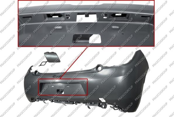 Prasco CI3251061 - Буфер, бампер autozip.com.ua