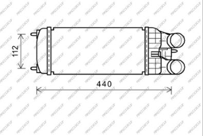 Prasco CI325N001 - Интеркулер autozip.com.ua