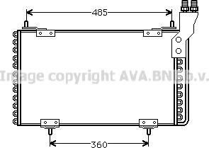 Prasco CN5096 - Конденсатор, кондиціонер autozip.com.ua