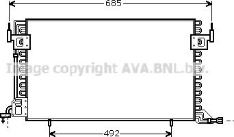 Prasco CN5100 - Конденсатор, кондиціонер autozip.com.ua