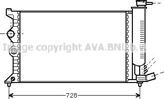 Prasco CN2068 - Радіатор, охолодження двигуна autozip.com.ua