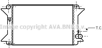 Prasco CN2002 - Радіатор, охолодження двигуна autozip.com.ua