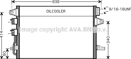 Prasco CR5088 - Конденсатор, кондиціонер autozip.com.ua