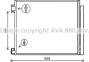 Prasco DN5422D - Конденсатор, кондиціонер autozip.com.ua