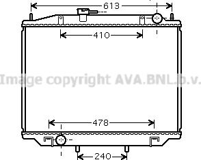 Prasco DN2300 - Радіатор, охолодження двигуна autozip.com.ua