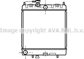 Prasco DN2130 - Радіатор, охолодження двигуна autozip.com.ua