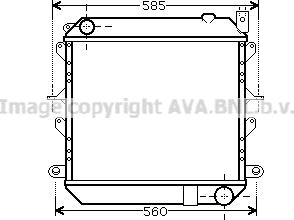 Prasco DN2310 - Радіатор, охолодження двигуна autozip.com.ua