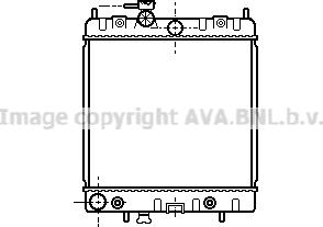 Prasco DNA2131 - Радіатор, охолодження двигуна autozip.com.ua