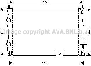 Prasco DNA2279 - Радіатор, охолодження двигуна autozip.com.ua