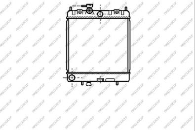 Prasco DS005R004 - Радіатор, охолодження двигуна autozip.com.ua