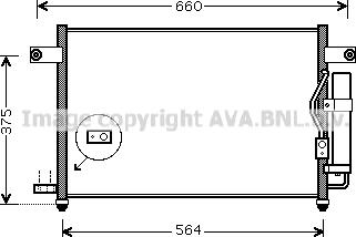 Prasco DW5049D - Конденсатор, кондиціонер autozip.com.ua