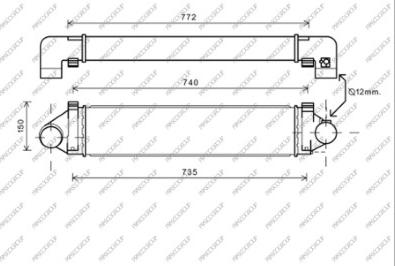 Prasco FD426N002 - Интеркулер autozip.com.ua