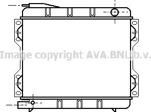 Prasco FD2056 - Радіатор, охолодження двигуна autozip.com.ua