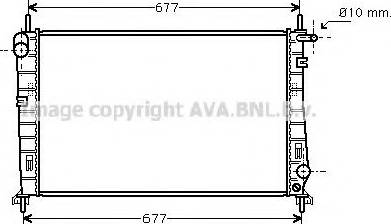 Prasco FD2185 - Радіатор, охолодження двигуна autozip.com.ua