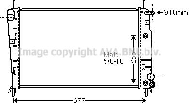 Prasco FD2344 - Радіатор, охолодження двигуна autozip.com.ua