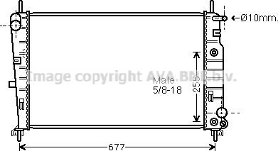 Prasco FD2226 - Радіатор, охолодження двигуна autozip.com.ua