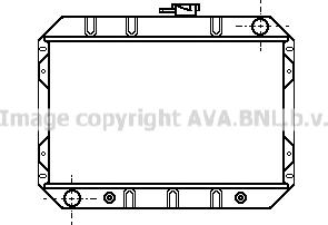 Prasco FD2221 - Радіатор, охолодження двигуна autozip.com.ua