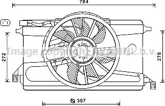 Prasco FD7562 - Вентилятор, охолодження двигуна autozip.com.ua