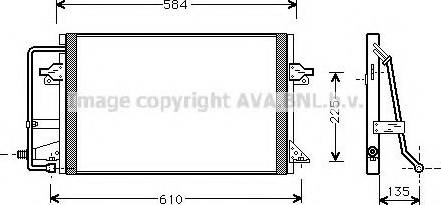 Prasco FDA5178 - Конденсатор, кондиціонер autozip.com.ua