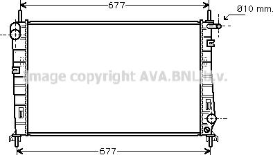 Prasco FDA2266 - Радіатор, охолодження двигуна autozip.com.ua