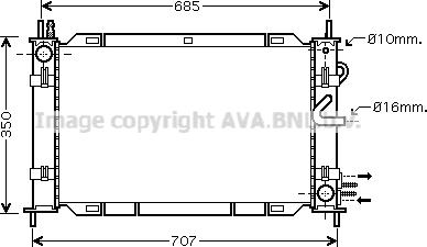 Prasco FDM388 - Модуль охолодження autozip.com.ua