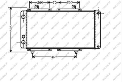 Prasco FT917R002 - Радіатор, охолодження двигуна autozip.com.ua