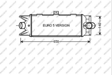 Prasco FT928N002 - Интеркулер autozip.com.ua